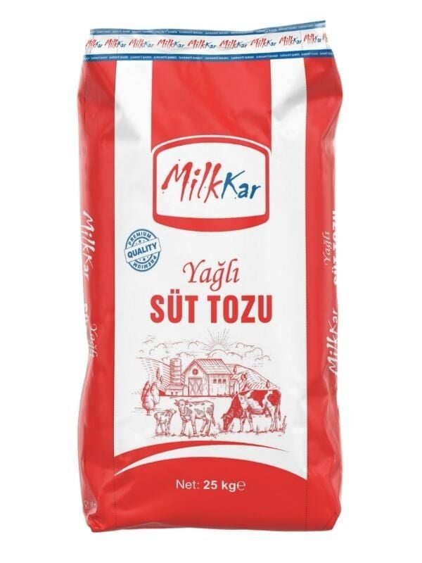 Milkkar Yağlı Süt Tozu 25 KG