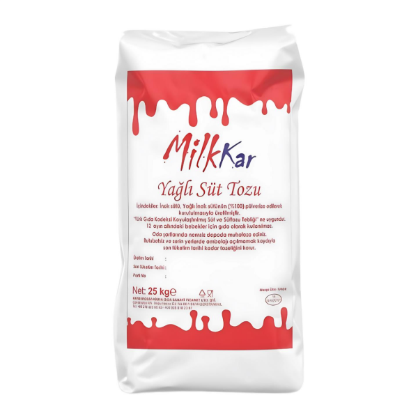 Milkkar Yağlı Süt Tozu 25 KG