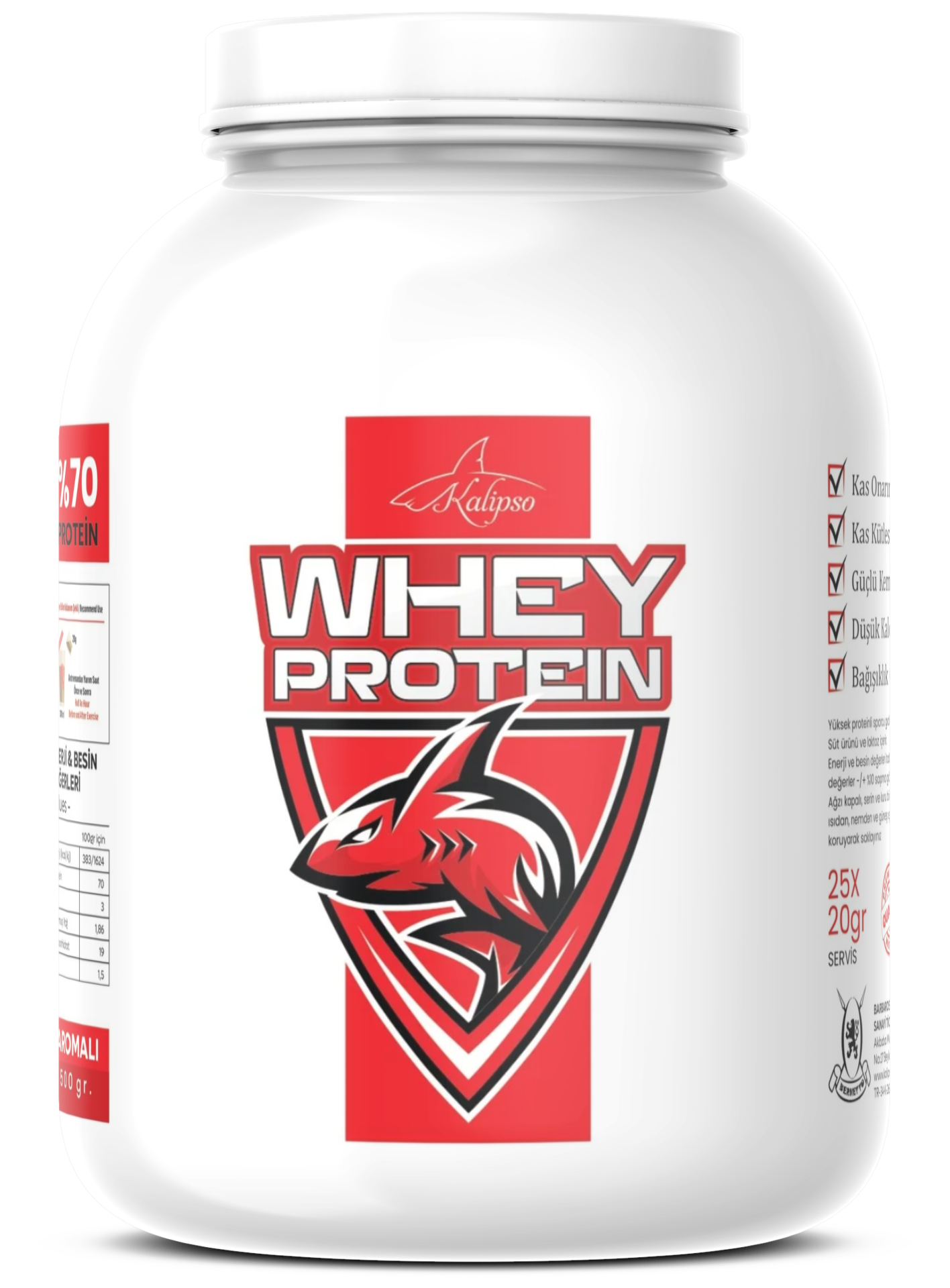 WHEY PROTEİN %70 (AROMASIZ) 1 KG