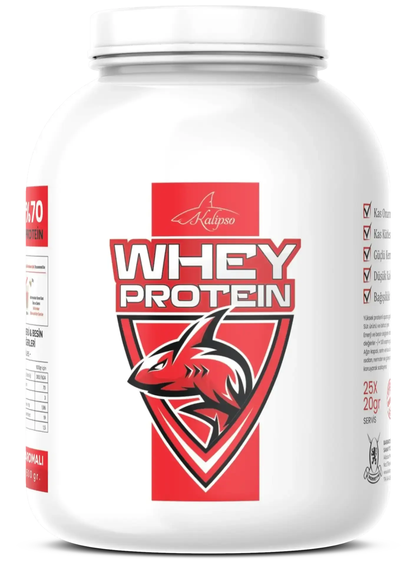 WHEY PROTEİN %70 (AROMASIZ) 1 KG