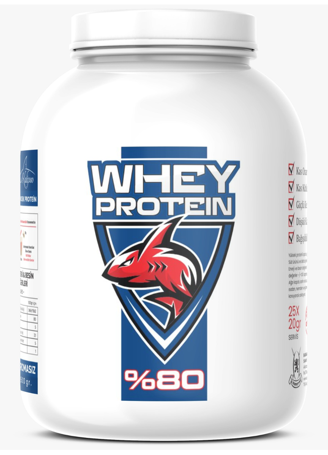 WHEY PROTEİN  %80 (AROMASIZ)