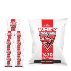 WHEY PROTEİN %70 MUZ AROMALI ŞASE(10 adet)