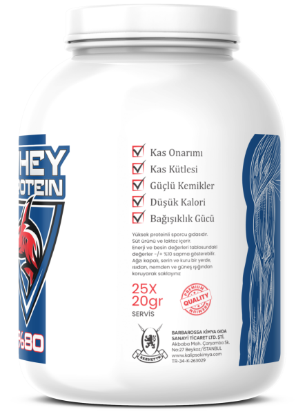 WHEY PROTEİN %80 (AROMALI)