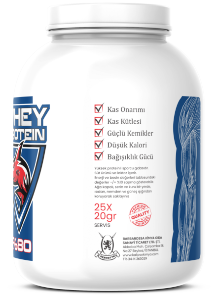 WHEY PROTEİN %80 (AROMALI)